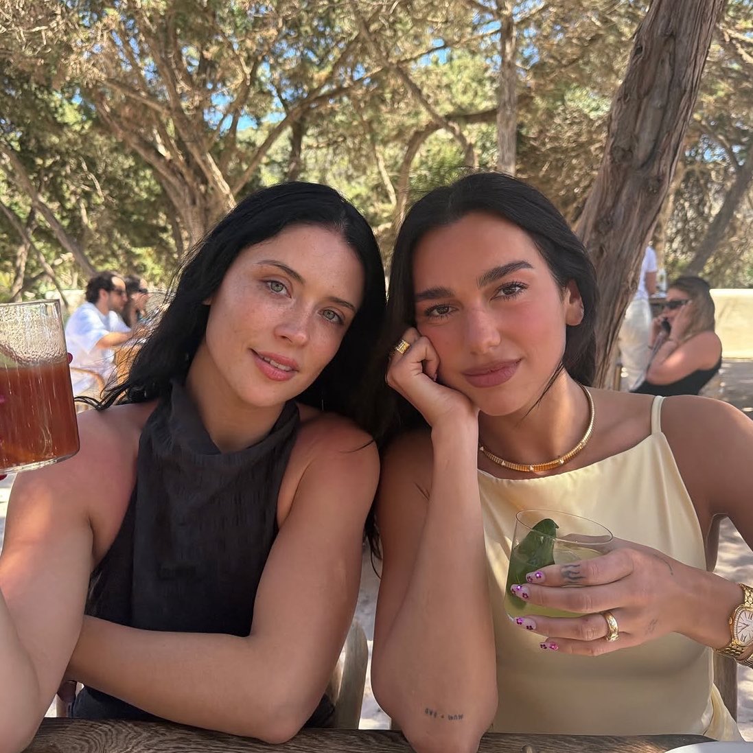 updatecharts's tweet photo. COMO DEVERIA! A despedida de solteira de Dua Lipa em Ibiza teve apenas MULHERES e GAYS entre os convidados. https://t.co/ipeTX4k4ku