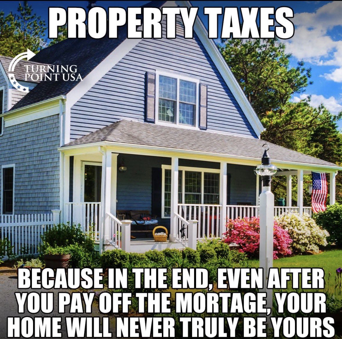 phil_lyman's tweet photo. Property tax is the most
regressive tax imaginable. 

While there is no state that has completely eliminated it, those that come closest are mineral producing states. 

Utah, of all states, could and should do it. It's a vile tax with literally no restraints other than trying to elect different county officers. 

When more people are on the receiving end of taxation, you get more and more and more taxes.