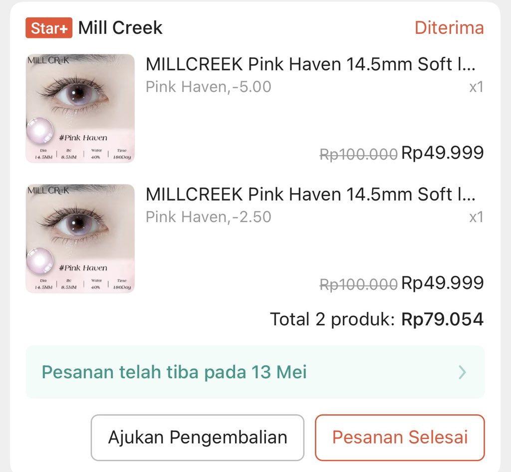 Cheorin1's tweet photo. Ada yang mau ga ya? Softlensnya baru banget sampai hari ini (btw softlens minus ya), terus ga cocok di mata aku. Mana tau ada yang mau 🙌 Masing” minesnya aku cuma buka sebelah, jadi sebelah lagi masih sealed

Aku jual di 60 aja take all 😭😭 https://t.co/n5pBAu29c2