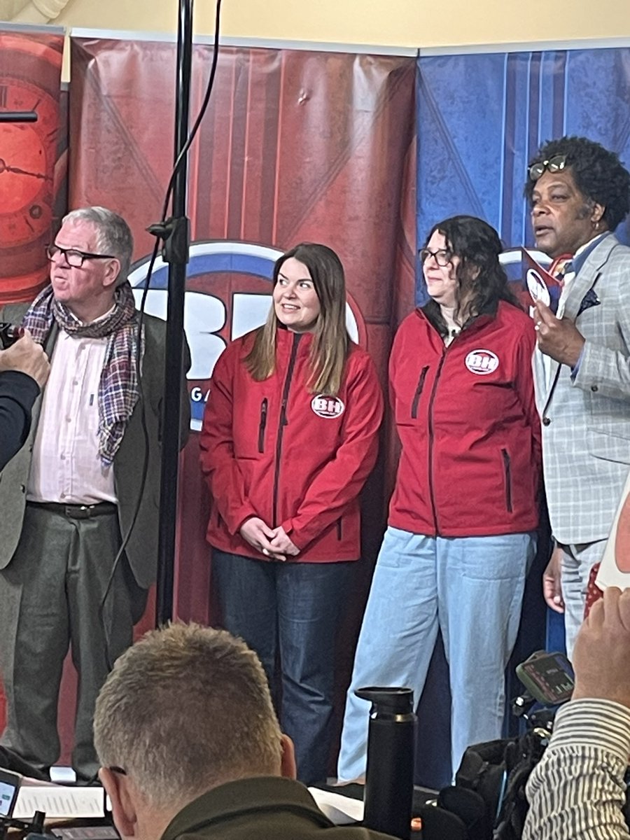 BridieStearn's tweet photo. Filming of Bargain Hunt this morning with TV Presenter teams inc. Angelica Bell and Hannah Stitfall and the general public. Lovely to meet up again with my favourite guy Philip Serrell and Kate Bliss. Caught Phil in his usual grumpy mode. 😂 He’s a joy really.😁 https://t.co/jDe6vdMcnM