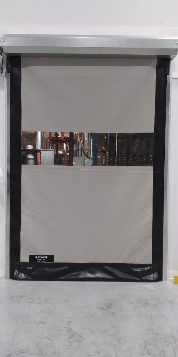 RaynorDoors's tweet photo. Raynor’s line of RapidCoil fabric high speed doors utilizes the industry’s best sealing technology which gives an extremely tight seal against wind, rain, and contaminants. RapidCoil doors, depending on size, can open as fast as 8 feet per second in some applications. https://t.co/mmj4DrkNY8