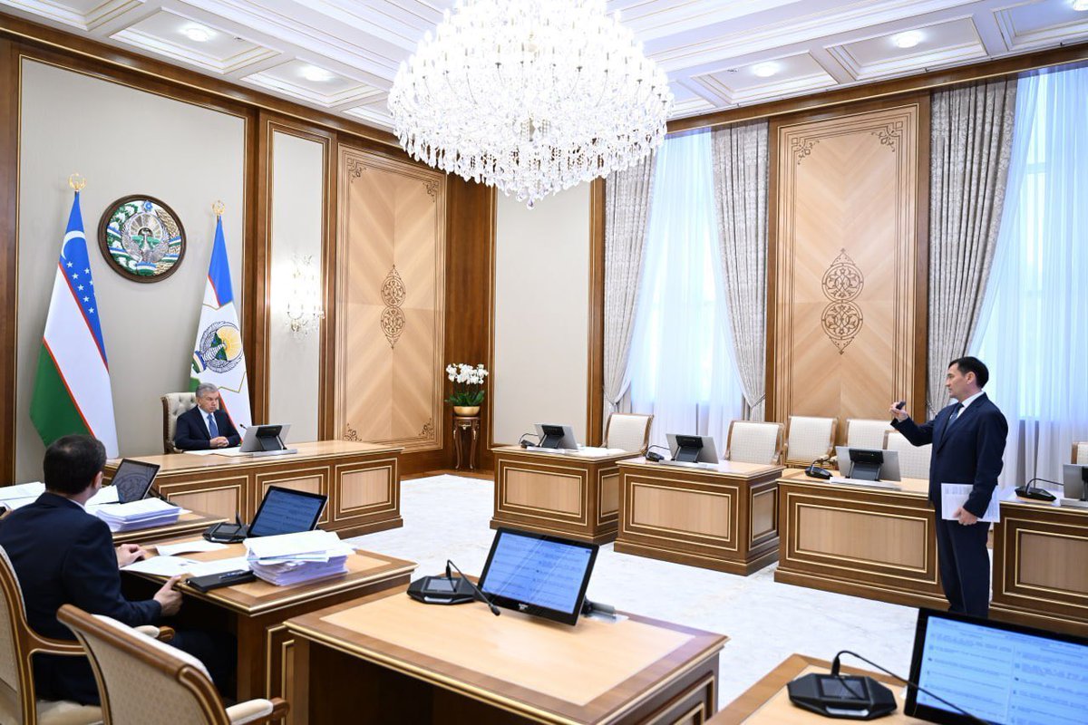 Shavkat Mirziyoyev's Press-service tweet media