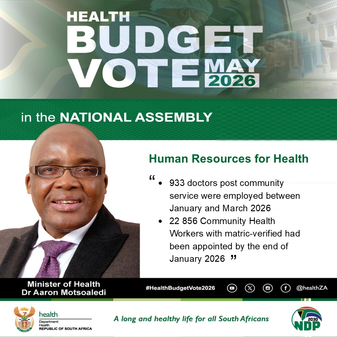 National Department of Health tweet media