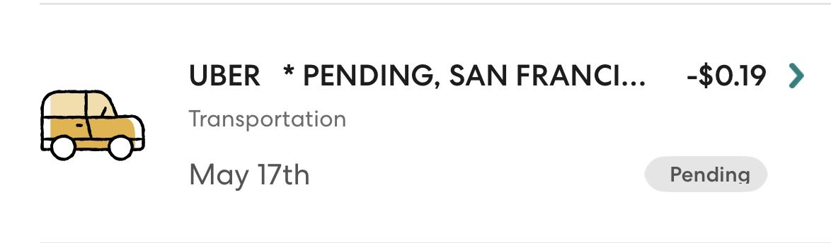 Can99999999's tweet photo. Hey @Uber, quick question… why is there a  $0.19 “because we felt like it” fee after every trip? — 
2 charges every single trip. I’d like a refund for all my emotional support pennies, the little 19-cent donations I’ve apparently been making for months https://t.co/k7dsmnJp2H