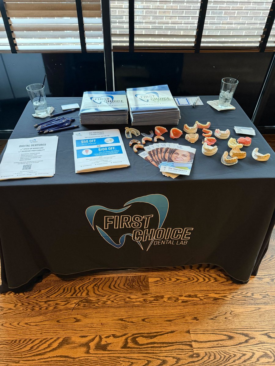 firstchoicelab's tweet photo. A big thanks to everyone who came out for Cameo Dental Specialists CE event last night!

We were honored to help sponsor the event, alongside ZimVie, Medit, and W&amp;H Dentalwerk. 

FC's Matt and Jen attended the event, and Wayne Szara gave a great presentation!

Thank you! https://t.co/2XiuRwcede