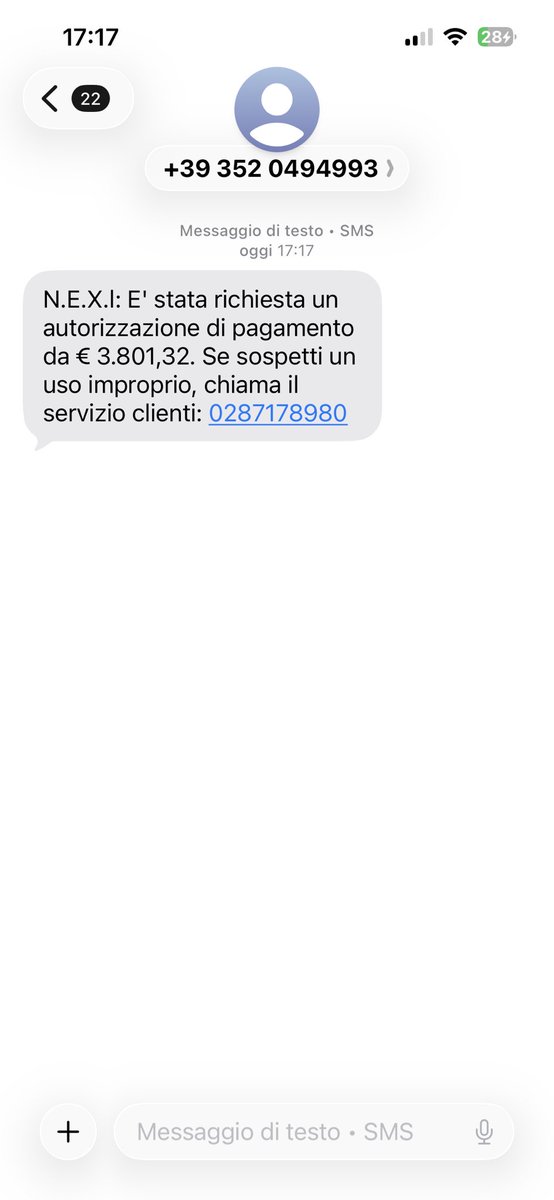 mrdan1787's tweet photo. Attenti a questi messaggi truffa #agcom #associazioneconsumatori #corecom https://t.co/yxRiHk8OHD