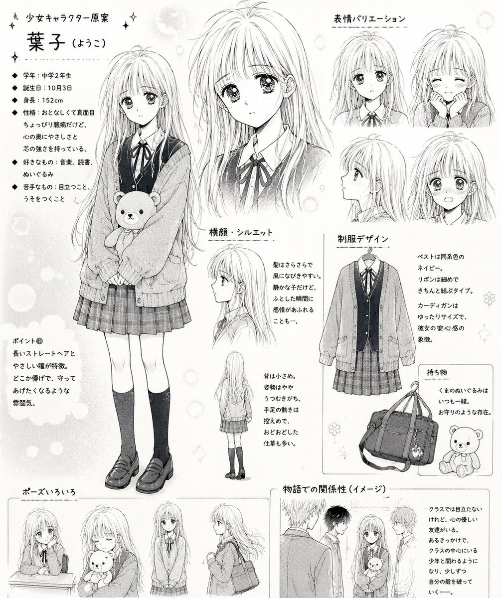 ChatGPTで試しにマンガを生成したが、アナログ手描きの80年代少女