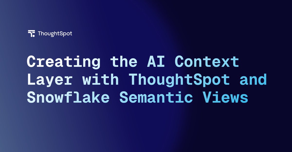 ThoughtSpot tweet media