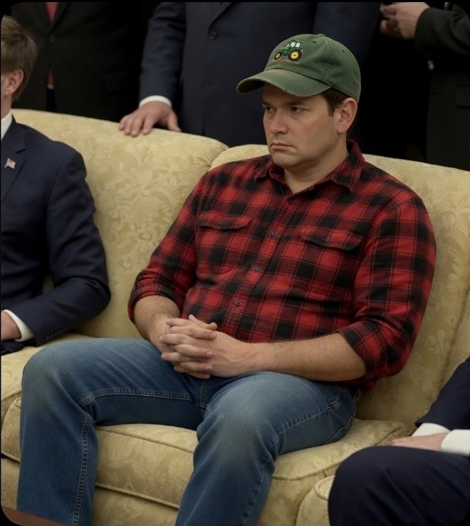 Vines_N_Cattle's tweet photo. @GoddessofGrain Marco realizing he now has to head up the American Soybean Association https://t.co/R3sRVFEAkD