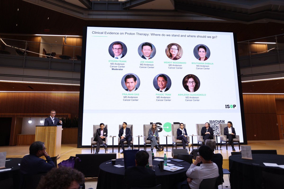 ppisters's tweet photo. Thank you @SJFrankMD for the opportunity to join the International Symposium on Proton Therapy and share @UTMDAnderson’s progress in proton therapy, which continues to shape the future of cancer care. #EndCancer https://t.co/0xqC8J7JSS