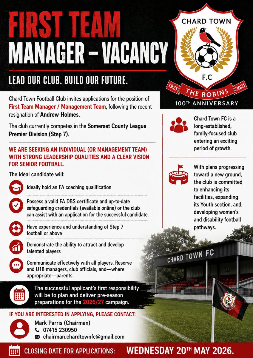 Chard Town FC tweet media