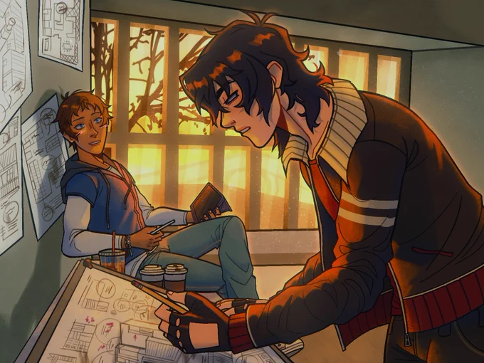 college architects au 𓂃 klance [1/2]
