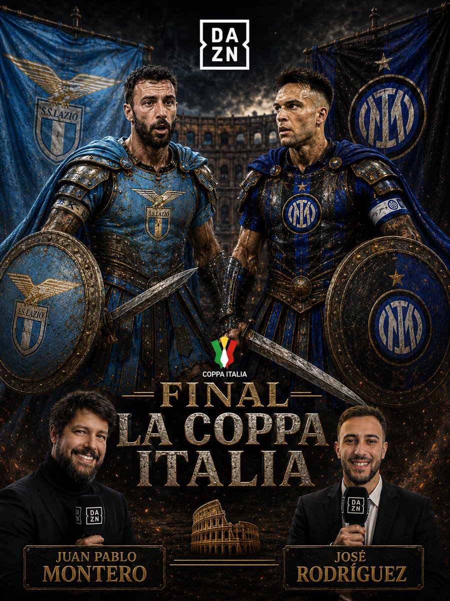 jpmontero25's tweet photo. En nada arrancamos con un partidazo y una final clásica. Os esperamos en @DAZN_ES 

❤️🇮🇹🎙️ https://t.co/nzsXq9KeXL
