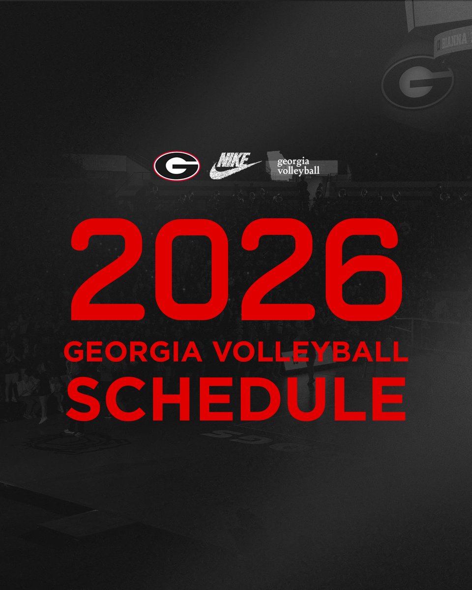 UGAVolleyball's tweet photo. the complete 2️⃣0️⃣2️⃣6️⃣ Georgia Volleyball just dropped 👇

#GROW | #GoDawgs https://t.co/hN3jkbEPGk