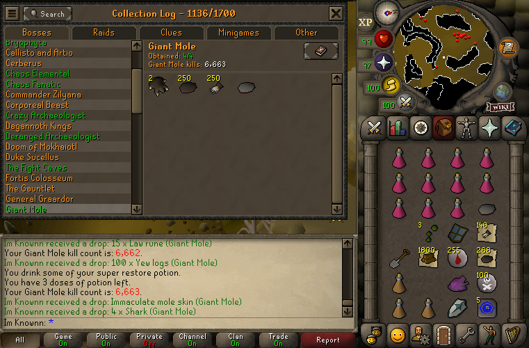 Im_Knownn's tweet photo. ✅Giant Mole✅ #osrs https://t.co/NSQSLrysQd