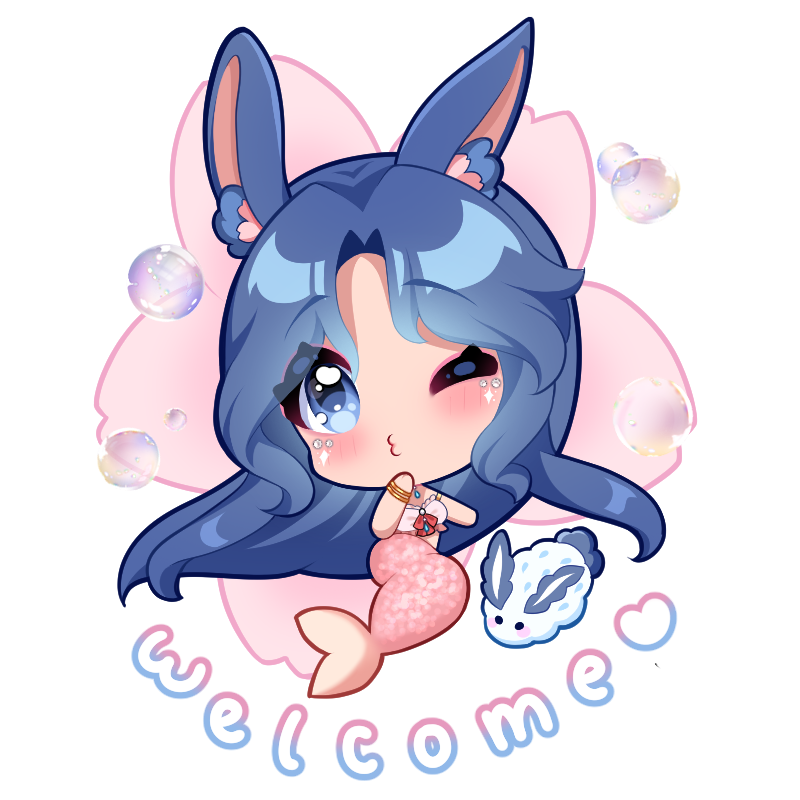 Astarieth's tweet photo. Chibi Panel C🩵mm for Aquafreya 
(ㅅ´ ˘ `)🫧🌸 https://t.co/ZvGhK10PRE