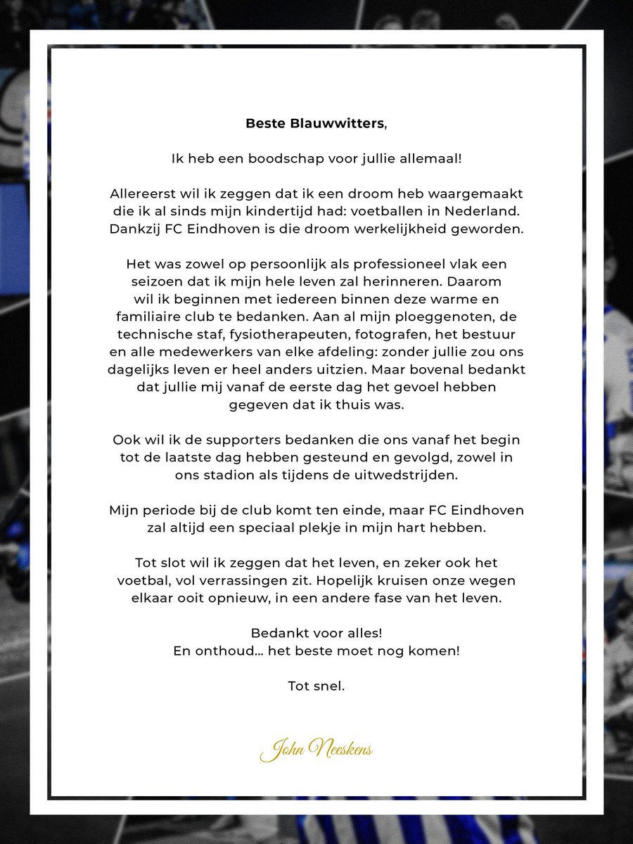 John Neeskens tweet media