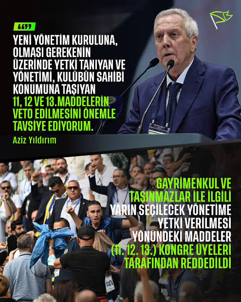 ajansfenercom's tweet photo. Ersin Düzen: “Fenerbahçe'nin bu ihlale girme sebebi kongreden önce reddedilen maddeler. Çünkü 1 ay sonra o maddeler  kabul edilse de UEFA'nın kapsadığı dönem geçti ve Fenerbahçe ihlale girmiş oldu. Aziz bey o dönem çağrı yaptı, döndü dolaştı o çağrı olası kendi başkanlığını sıkıntıya soktu.”