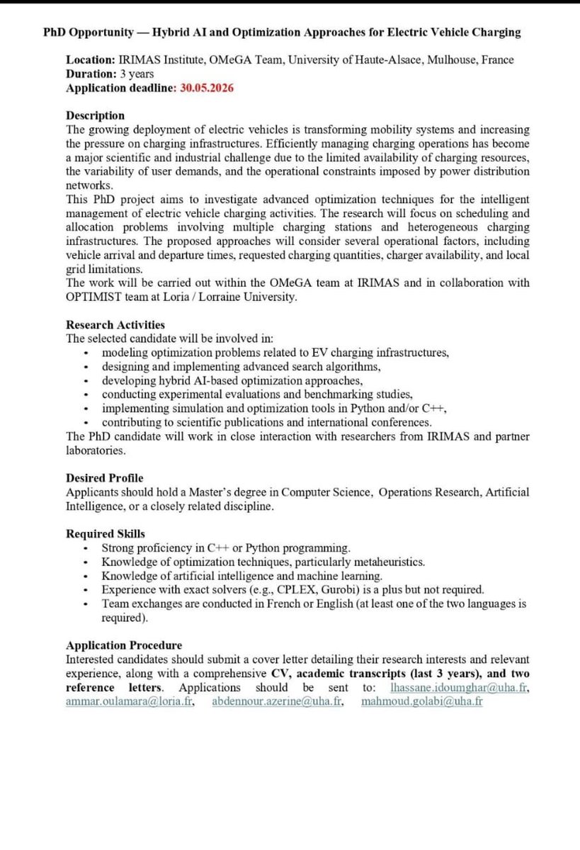 Demo4show's tweet photo. PhD position 
France 🇫🇷 https://t.co/uwCbzoe11T