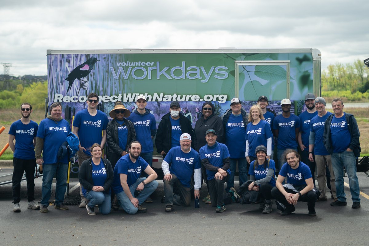 NeucoInc's tweet photo. Neuco Cares partnered with the Forest Preserve District of Will County for a volunteer day at Whalon Lake. Our team spent the day spreading woodchips to help maintain the walking paths in the dog park. Proud to support the places where we live, work, and play. https://t.co/pwRAfckRkQ