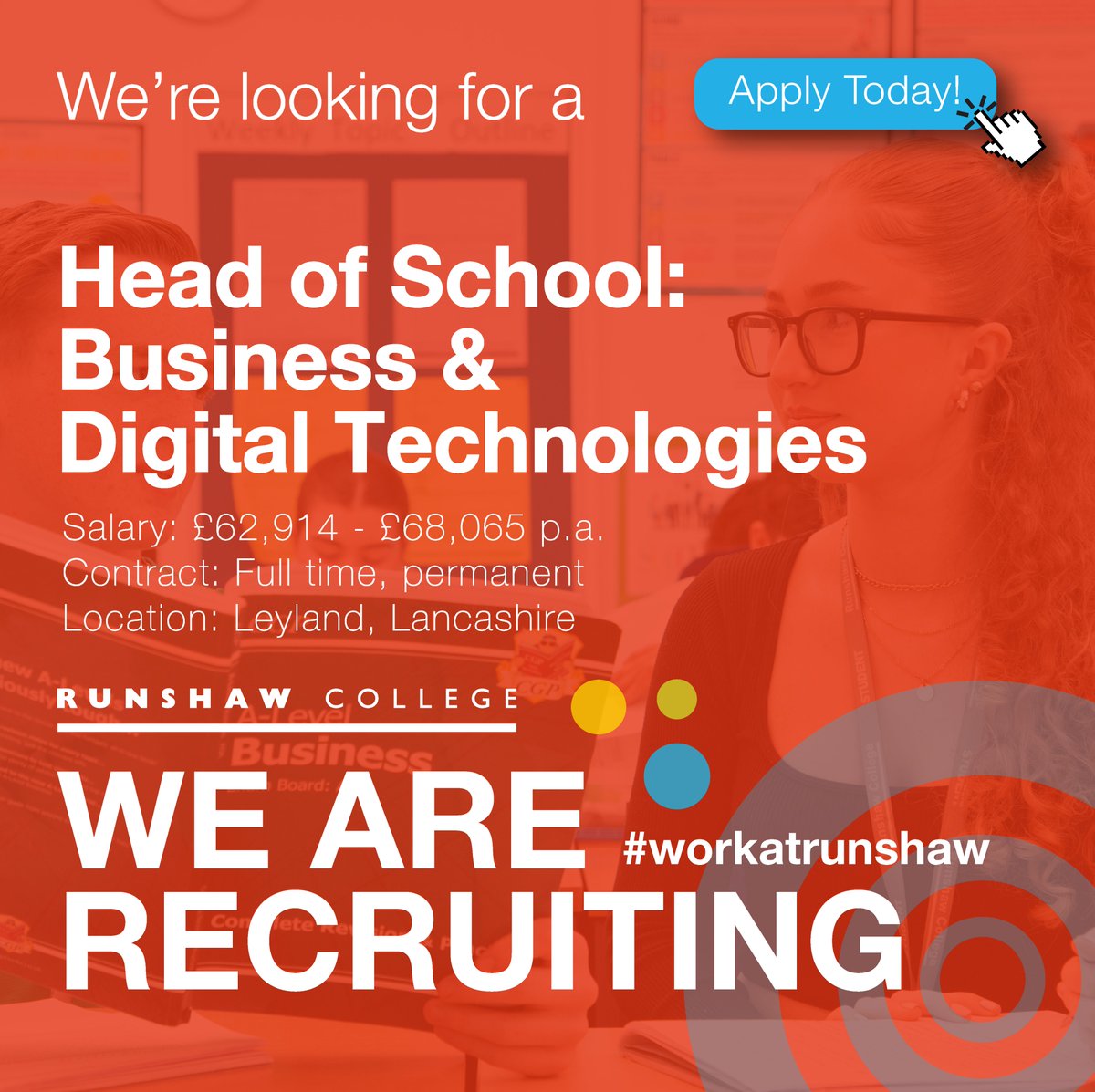 Runshaw College tweet media