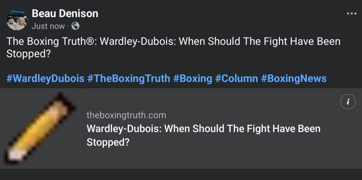Beau Denison tweet media
