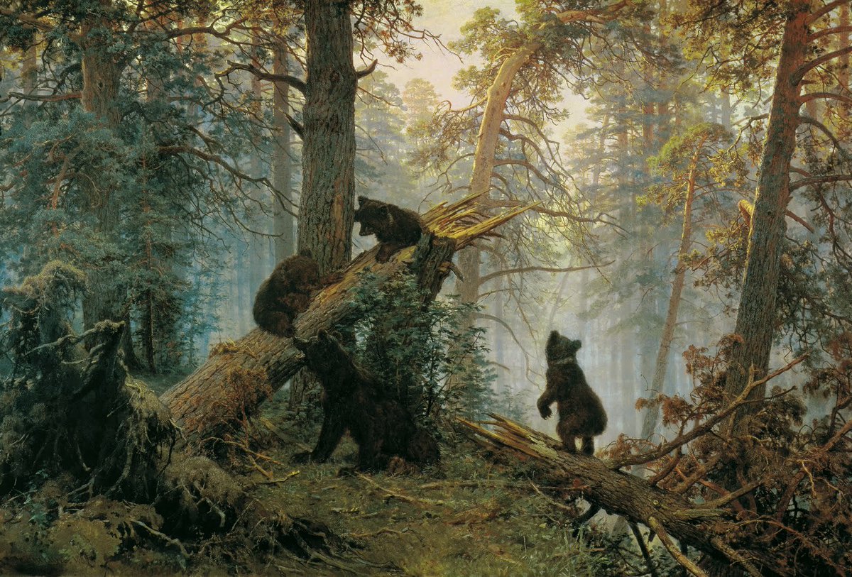 Parsifel1's tweet photo. Morning in a Pine Forest by Ivan Shishkin https://t.co/fXKpKzD02F