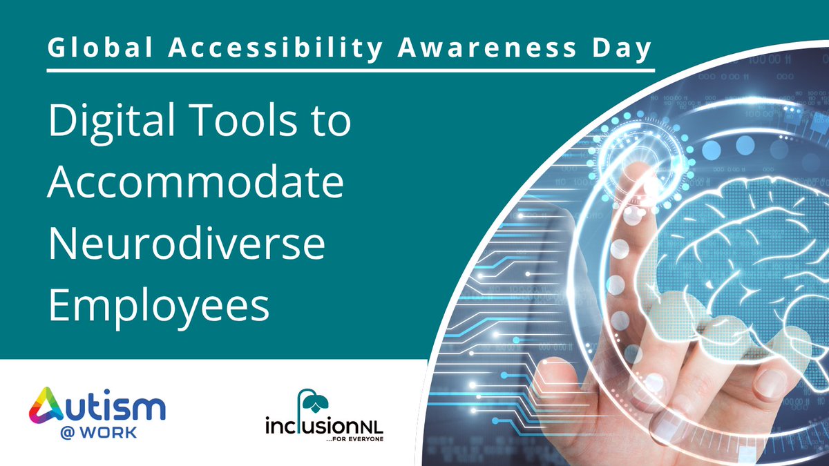 inclusionNL's tweet photo. Digital Tools to Accommodate Neurodiverse Employees

Accommodating employees does not have to be difficult or expensive! A lot of challenges can be supported using free or inexpensive apps, adaptive technologies, and by optimizing  technologies your teams are already using.
(2/3) https://t.co/Whk1lWs2qy