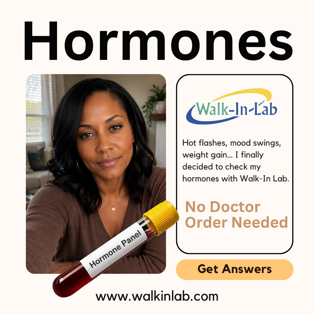 walkinlab's tweet photo. Hot flashes, fatigue, mood swings, poor sleep… hormone imbalances may be part of the reason. Get answers with hormone testing from Walk-In Lab.
https://t.co/qJHrzYB1Jh
#HormoneHealth #WomensHealth #WalkInLab https://t.co/aTtpxaOCjc