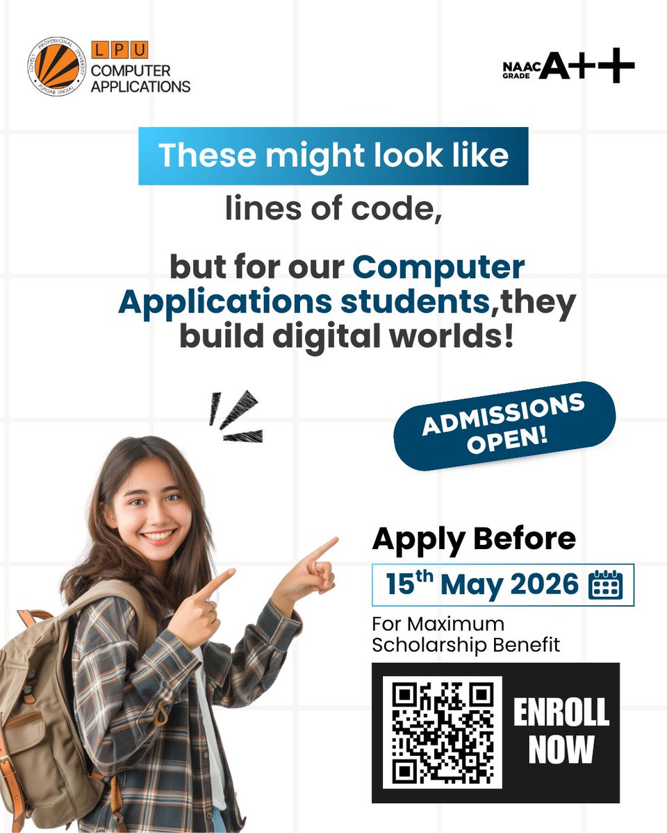 LPU School of Computer Applications tweet media
