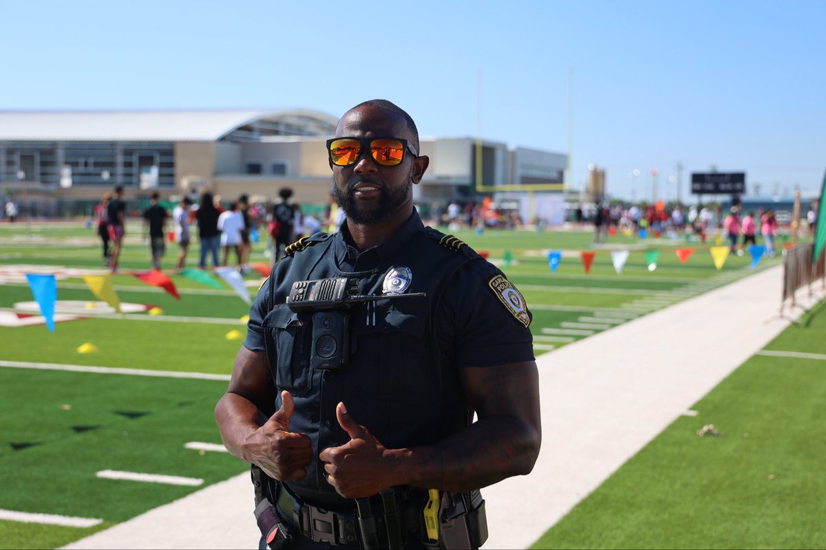 GarlandPD's tweet photo. Our officers had a great time this week cheering on some incredible Garland ISD students during the Unstoppable Athletics competition!

The determination, energy, and sportsmanship displayed by these athletes was truly inspiring. We are always proud to support events that celebrate inclusion, perseverance, and the amazing accomplishments of our community’s students.

Thank you to everyone who helped make the event such a success, and congratulations to all of the athletes who competed. You are truly unstoppable!

#UnstoppableAthletics #CommunityStrong
@gisdnews