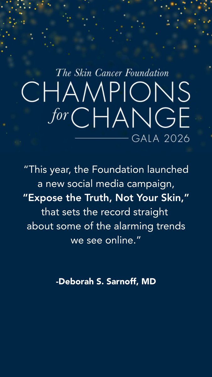 The Skin Cancer Foundation 👒 tweet media