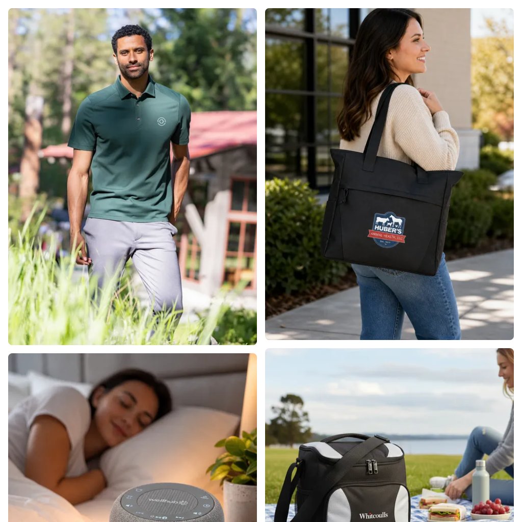 mcsewon's tweet photo. If you're looking for promotional products, look no further! We have the creativity to help you find the right item for those important to your business! https://t.co/8x1uVz5Y7l #polos #totes #alarmclocks #coolers https://t.co/ZEdpBmHVXE