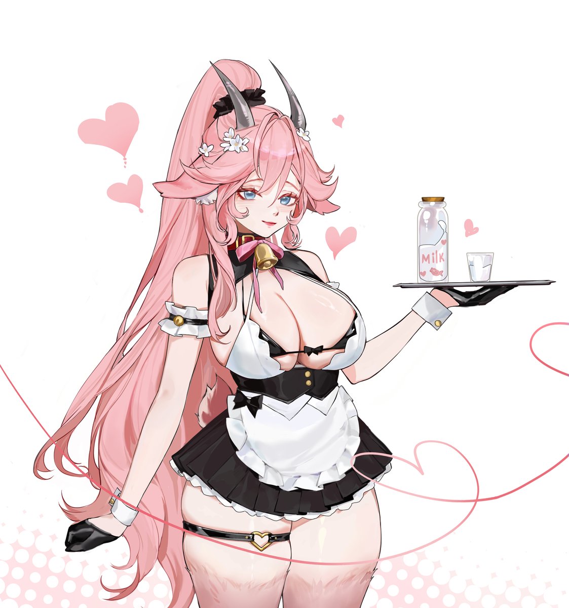 Linalnoa's tweet photo. I have a very important question for you…
Whose milk would you choose? 🐮💗🐐
Cow girl or goat girl?

Comment (+) if you’d like to be added to the auction ping list! https://t.co/L3H6wo3BTP