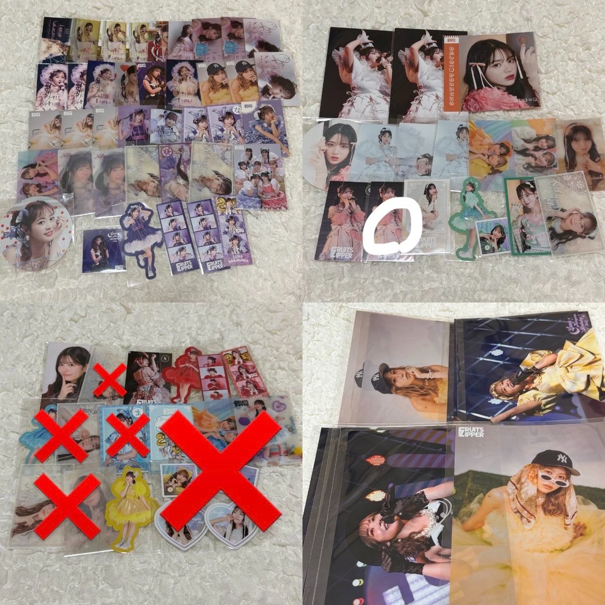 fruit_ora_'s tweet photo. @ga__nnrasuru 検索より失礼いたします。
丸をつけた3点の買取を希望しております。
アリツアは参戦予定がないため、他現場どこか被る場所がございましたら手渡し可能でございます。
ご検討のほど、よろしくお願いいたします。 https://t.co/6qm1Agc9AT