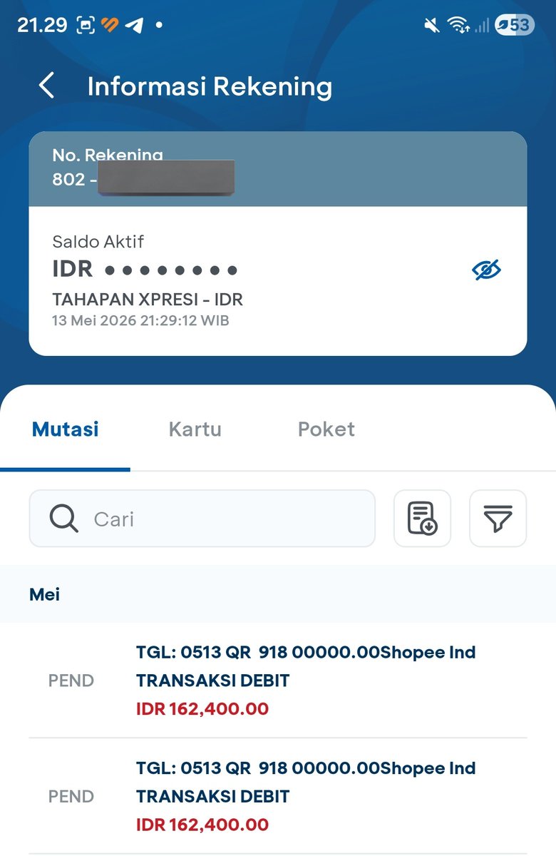 calicochives's tweet photo. @HaloBCA ini gimana ya aku transaksi payment ke shopee by qris tp saldo kedebitnya 2x. bisa dibantu buat proses refund dana yang kelebihan terpotong? since aku gak bisa akses livechat di halobca + telpon cs gak terhubung juga, please gimme the solution for this mess https://t.co/A9NGixosLi
