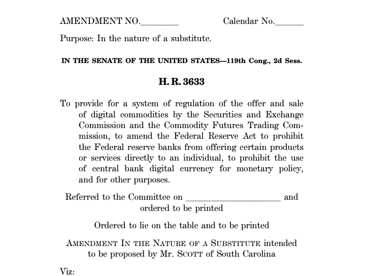 ztownsend's tweet photo. Six banking groups are lobbying hard against the CLARITY Act.

They call it a financial stability risk, while the real reason is business and profits.

Customer deposits fund around 80% of US bank lending.

This is the cheap and easy access to capital banks have.

@ABABankers' own filing against CLARITY act agrees that this could cut consumer, small-business, and agricultural lending by a fifth or more.

In response, Senate Banking Committee added 31 pages through the Tillis-Alsobrooks compromise, which restricts deposit-equivalent yield while permitting activity-based rewards.

But banks are still against it and face a trade-off.

Will they defend their deposit base at the cost of letting Americans earn better yield?

Or will they choose progress over protectionism?

Lobbying like this has slowed new financial infrastructure before, but it has been built anyway.

Whatever is the case, if passed, this regulation will define crypto market structure for decades to come.

I picked the regulated and compliant path for my company four years ago, anticipating this moment.