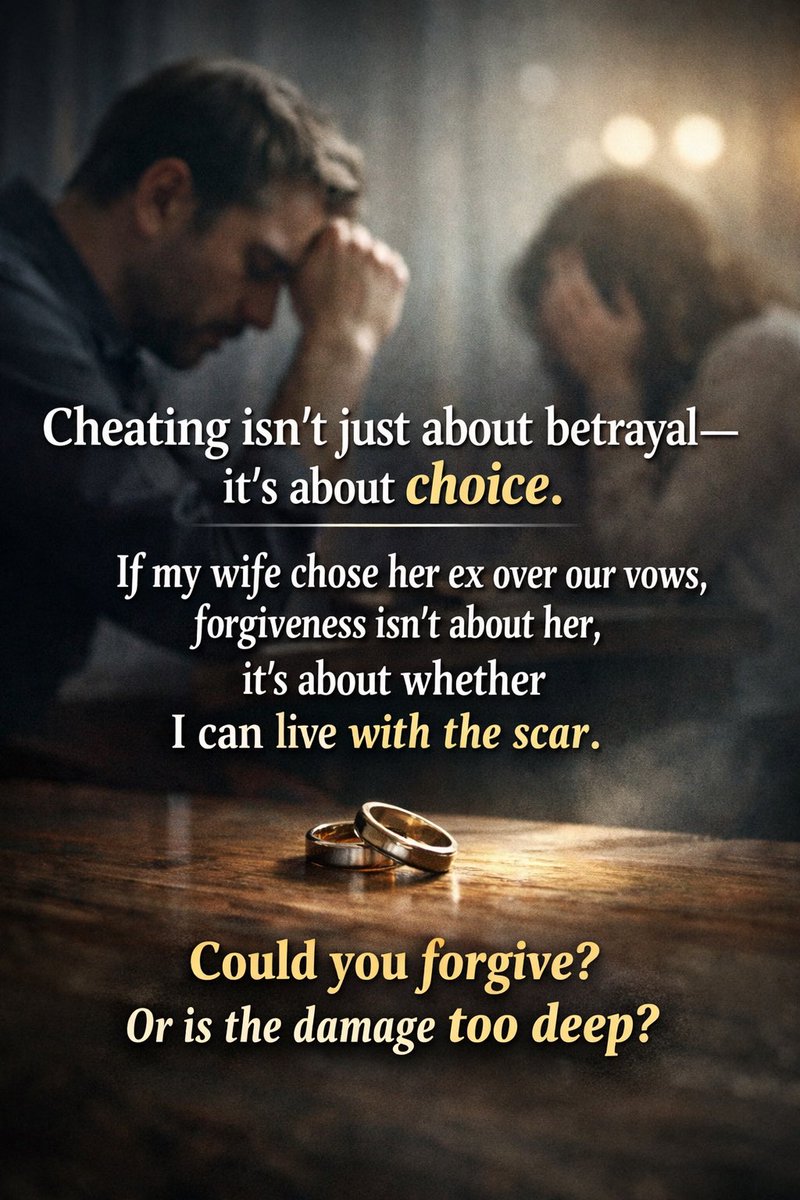 ninnodinero1's tweet photo. Could you forgive if it happened to you?
#TrustBroken
#ExFiles https://t.co/JeuEgjTLaS