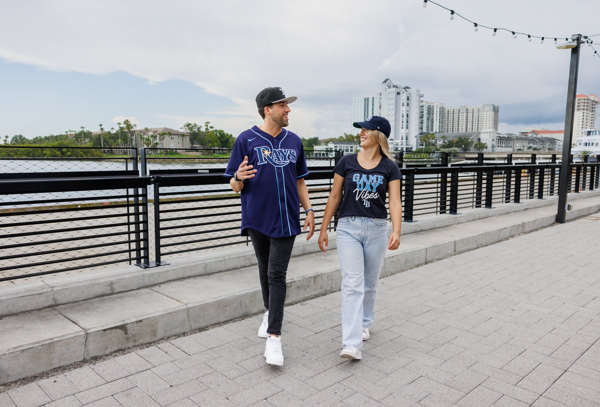 ShopTBSports's tweet photo. Rays are back home this weekend ⚾️

Shop for your new gameday gear: https://t.co/HUgh808kBu https://t.co/JDNpSVUc09