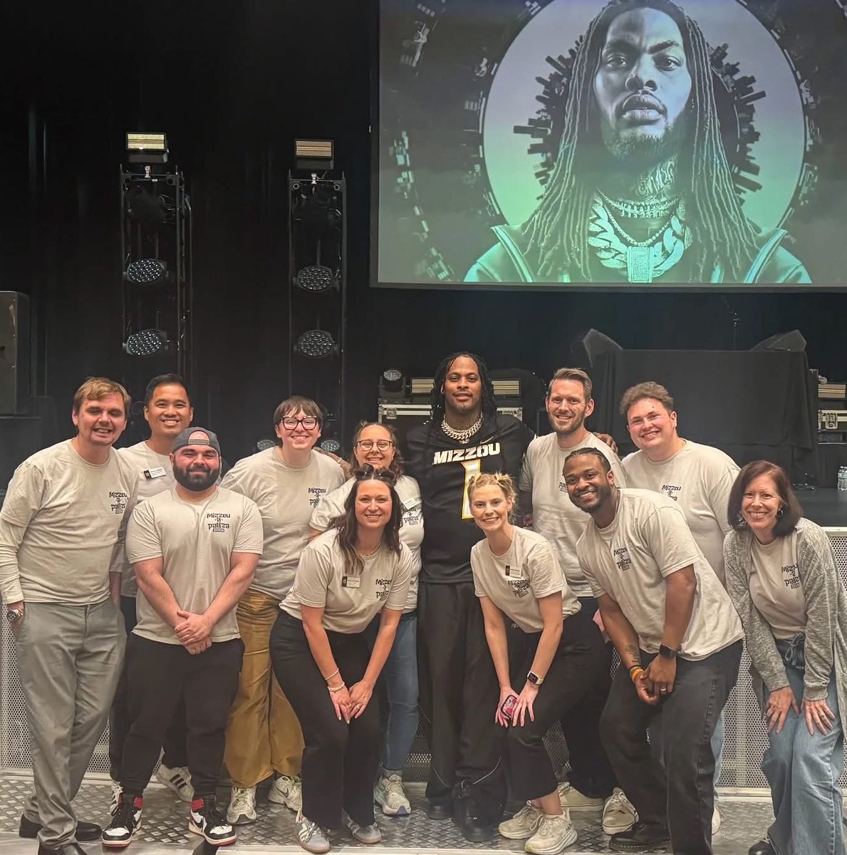 MarksVoice's tweet photo. You know those times in life where you’ve got your arm around Waka Flocka Flame after a surreal concert with him and Jesse McCartney and about 1000 college students? We’ve all been there, right? https://t.co/o5FTbAP9lo