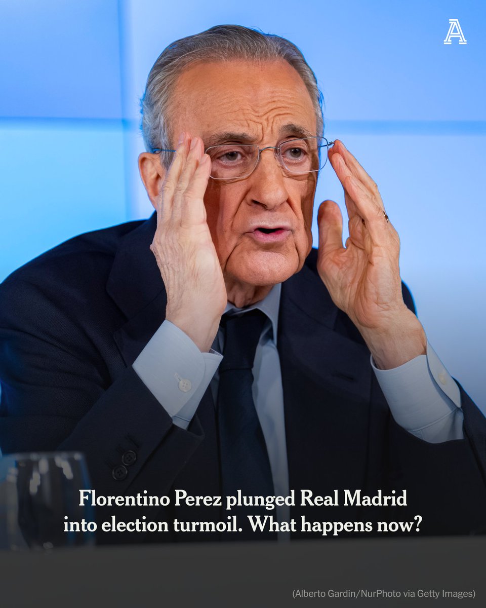 TheAthleticFC's tweet photo. Florentino Perez plunged Real Madrid into further turmoil as he called for a new presidential election in a rambling, and at times worrying, hour-long speech.

@dermotmcorrigan makes sense of the chaos and explains more, including:

■ Reaction to Perez's sexist remarks
■ His reply on Mourinho
■ Who are the ‘rivals in the shadows’?
■ How does the vote work and when will it be?

🔗 https://t.co/hFMEeL4fGH