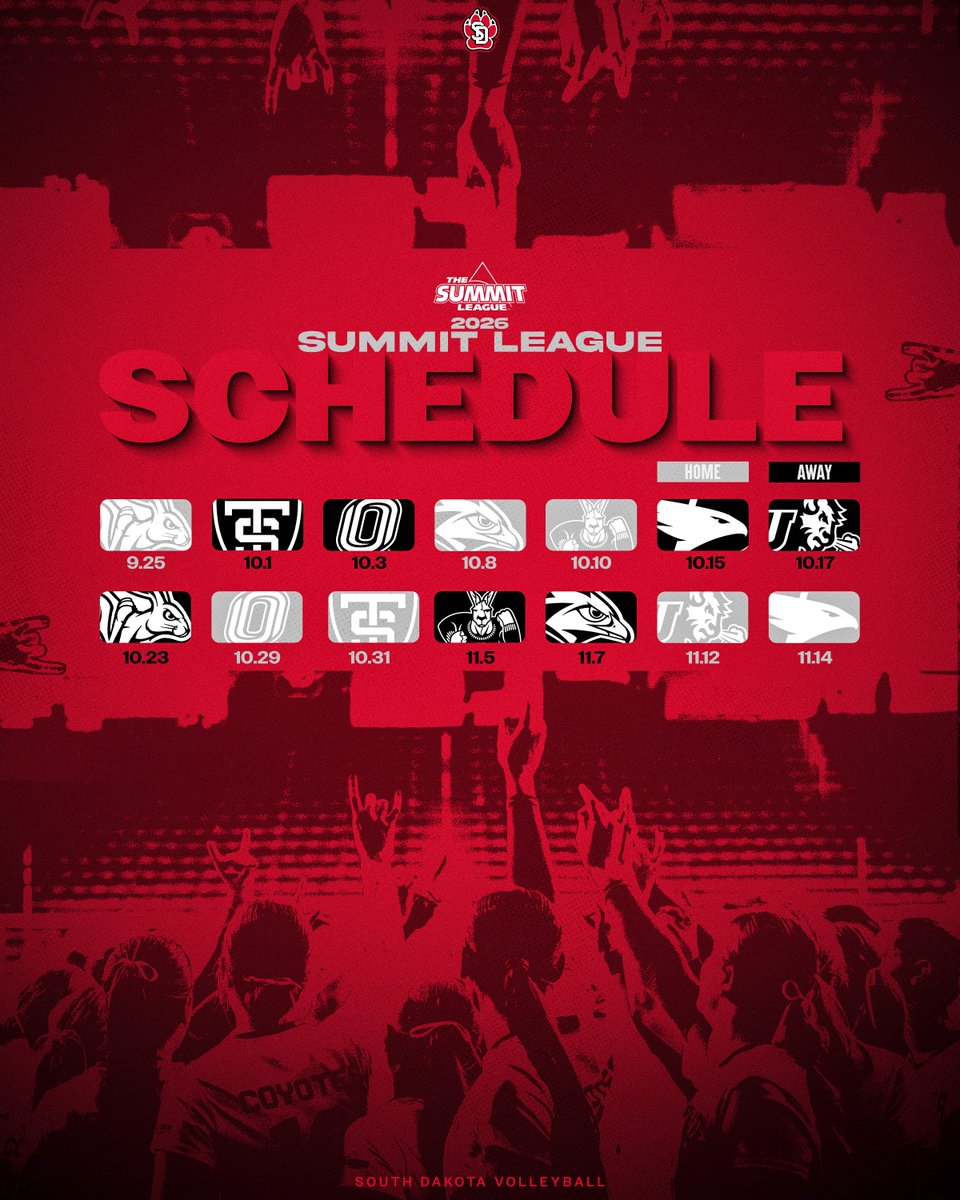 South Dakota Volleyball tweet media