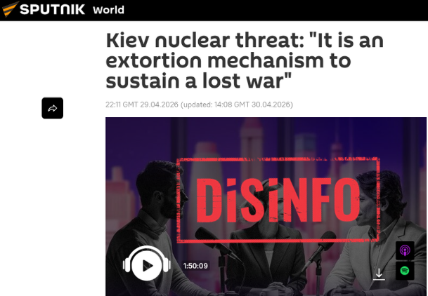 EUvsDisinfo tweet media