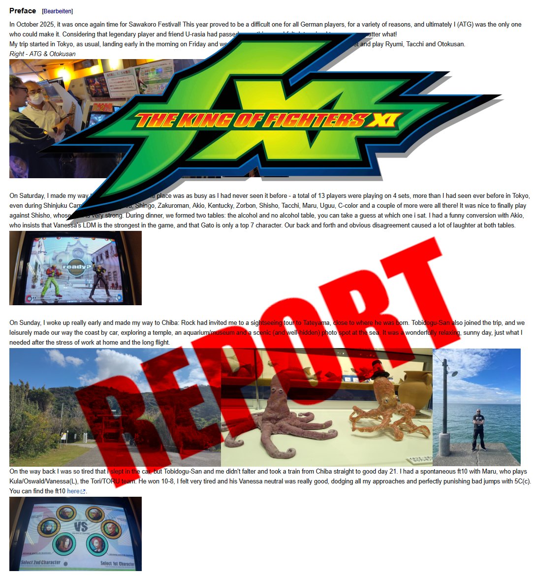 ATG213's tweet photo. It took a long time, but I finally finished the 2025 Sawakoro Festival tournament report! Grab a coffee, sit back and enjoy the read!  https://t.co/I8D4G2kRxI

#KOFXI https://t.co/BpNqloHosB