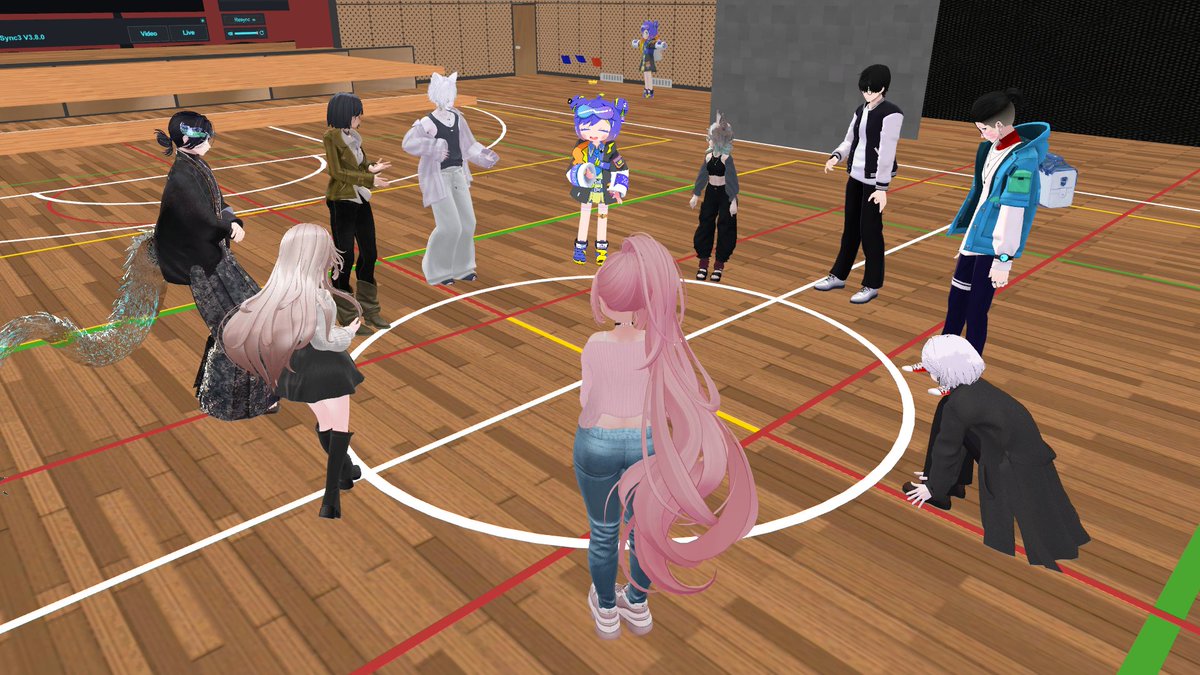 NMC_VRC's tweet photo. 5月のコーチングセッションではこばじぃさんにお越しいただき
ワークショップやシーン稽古の指導をしていただきました！

たくさん体を動かし後半の稽古もエネルギッシュに取り組むことができ、内容も身になるものばかりでした！
#稽古の会 #NMC_VRC https://t.co/Eou4hjDxd3