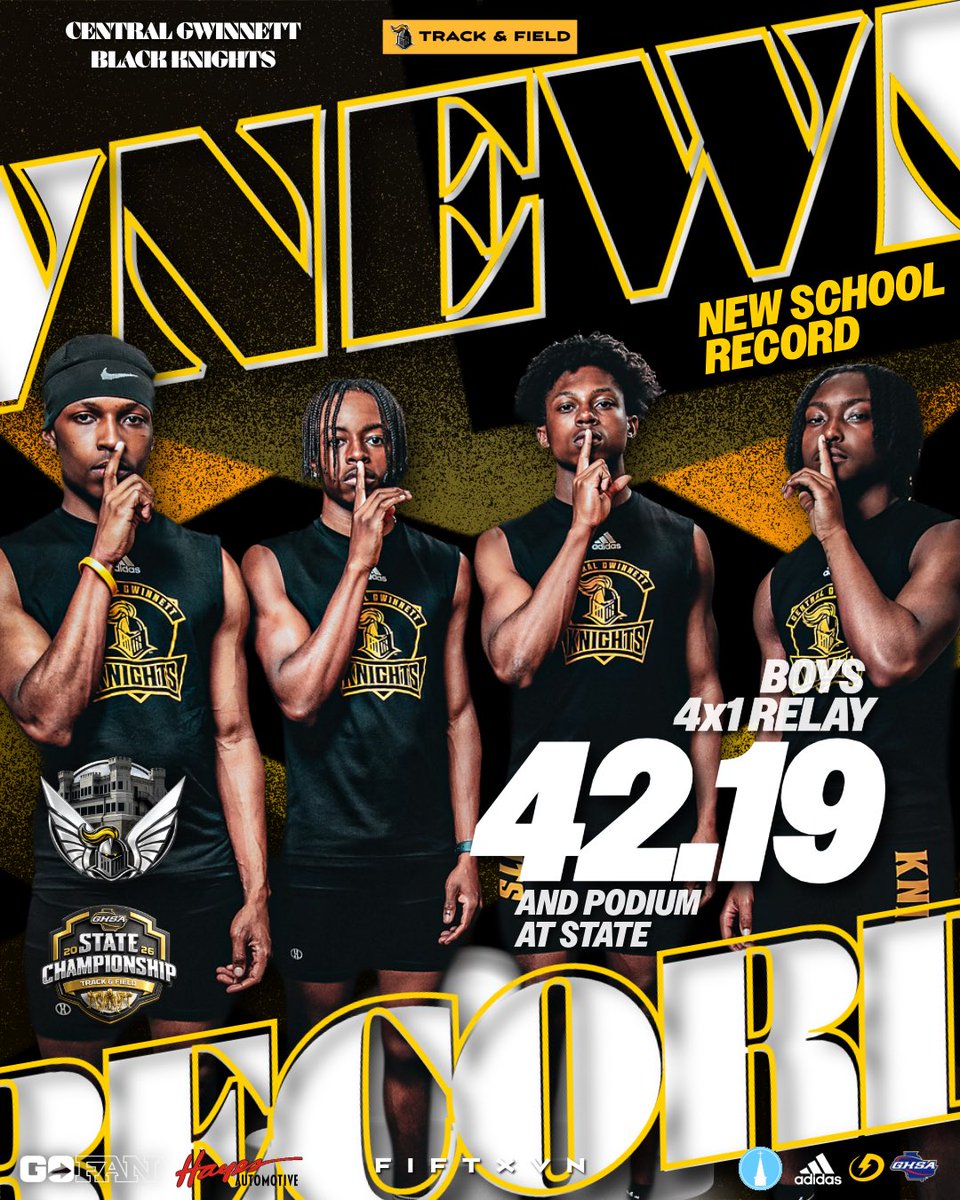 BHarrison92's tweet photo. Special Congrats to our Young 👸🏾and 👑’s on a great season!  Special congrats to this years RECORD BREAKER boys 4x2 and 4x1.  And for the boys 4x1 podium finish at state.  We are Beyond Blessed and Highly favored at the 🏰.  #564Wcrogan https://t.co/eTR1bpxgos