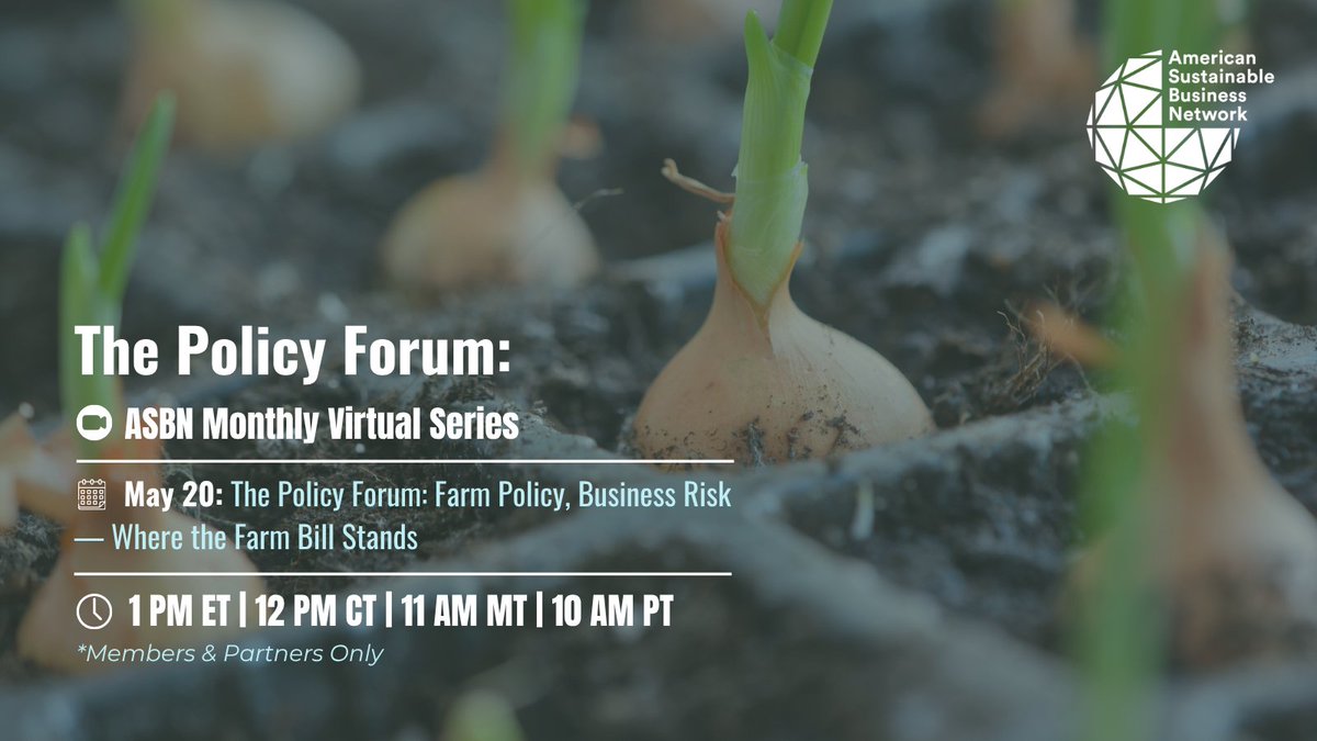 American Sustainable Business Network tweet media