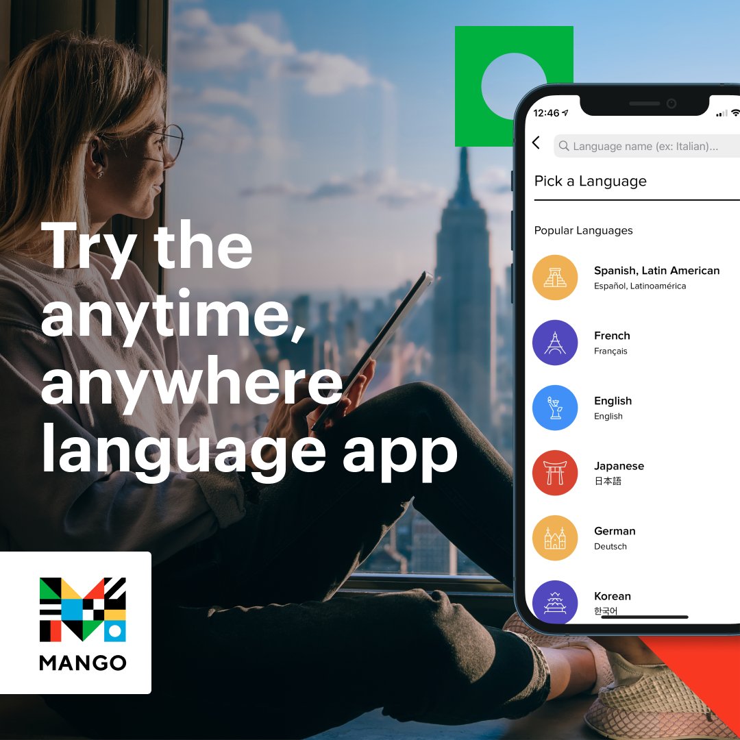 SomersetCounty1's tweet photo. 🗣️Over 70 languages are at your fingertips with the highest-rated language-learning resource, MANGO! Try it today with your library card: https://t.co/aazgx9HMp1
#mangolanguages #languagelearner #libraryresource https://t.co/LNycVW8zMO