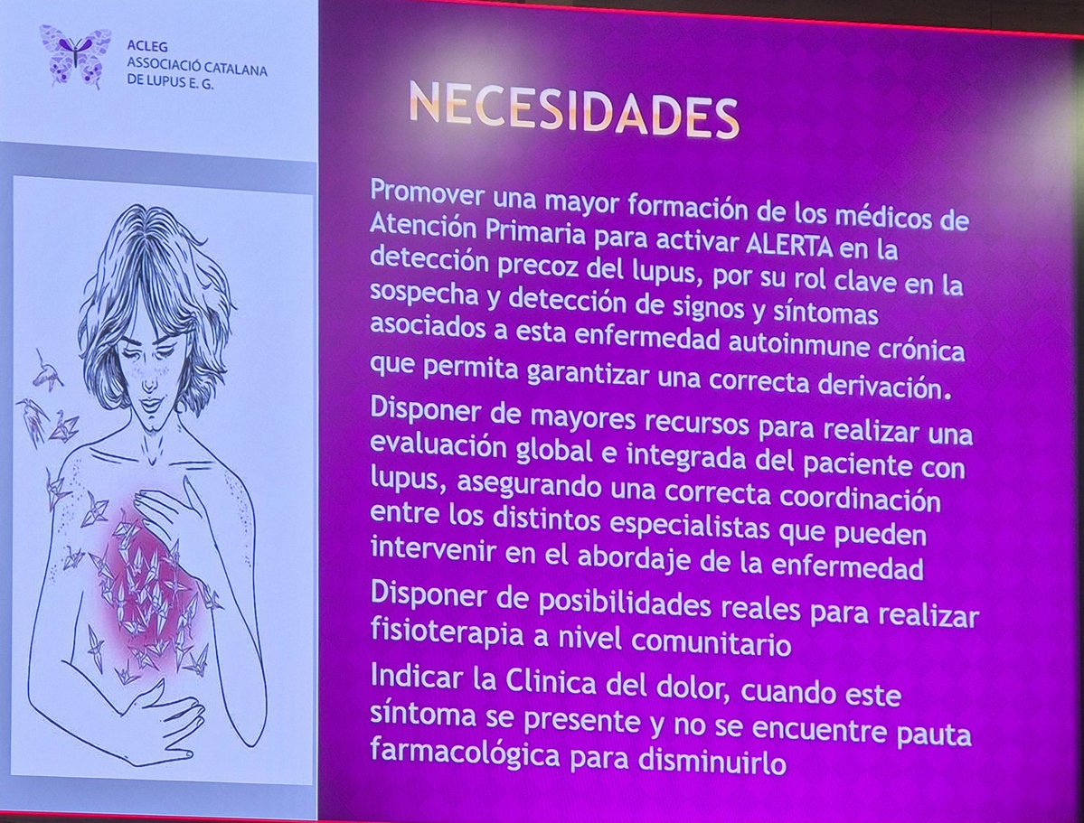 autoinMI_tauli's tweet photo. Cuando hablan los pacientes, las prioridades quedan claras:
✔️ Incorporar la voz de los pacientes
✔️ Más diagnóstico precoz e información clara
✔️ Mejora comunicación entre especialistas
✔️ Papel de la enfermera especializada
✔️ Abordaje integral
#EAS #Lupus #ACLEG #XUEC https://t.co/boz4JO35SQ