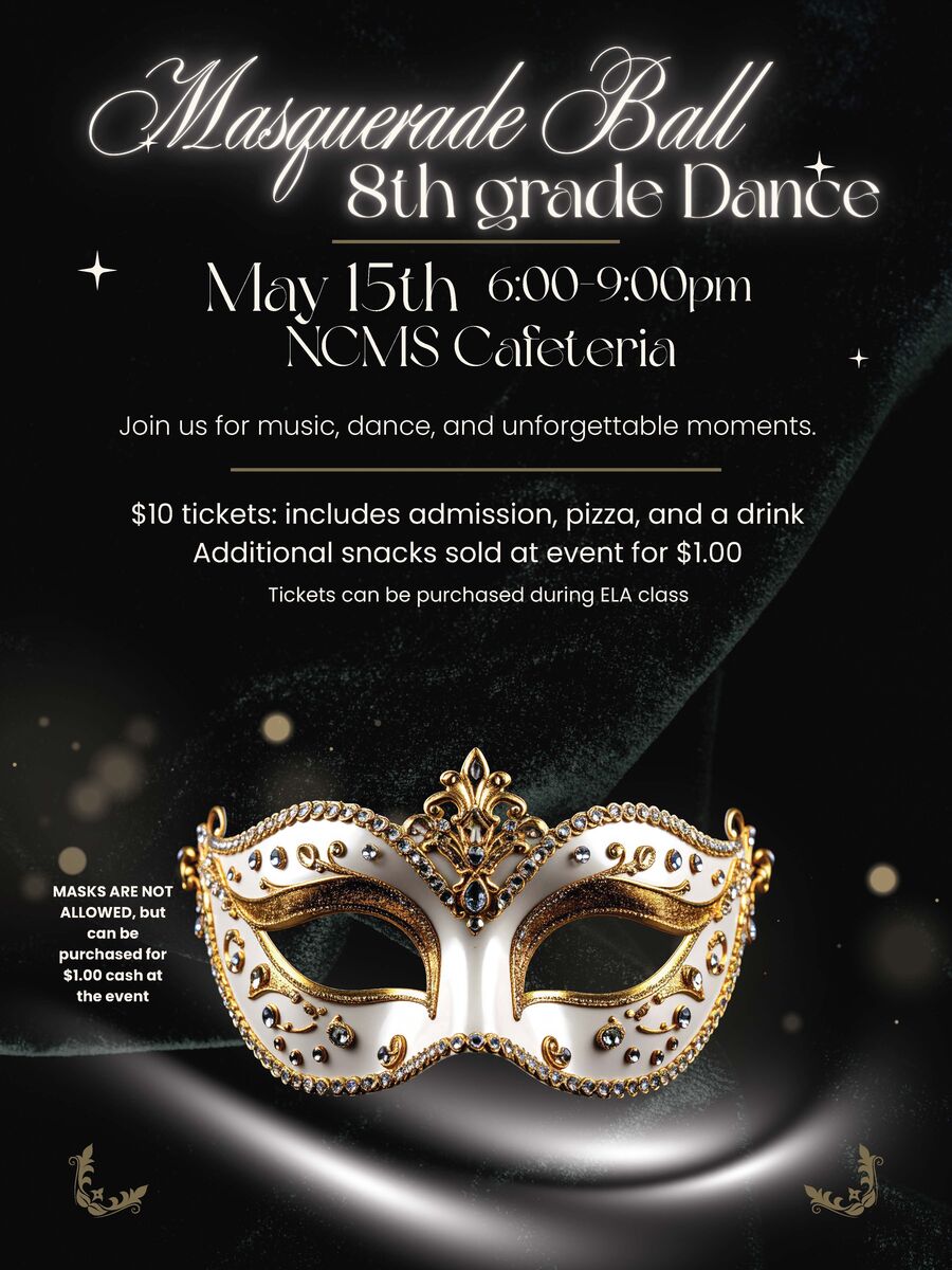 NCMSblackbears's tweet photo. 8th Grade Dance Tickets https://t.co/JyMgjZvKUa via @ParentSquare https://t.co/wfPZoKGlJJ
